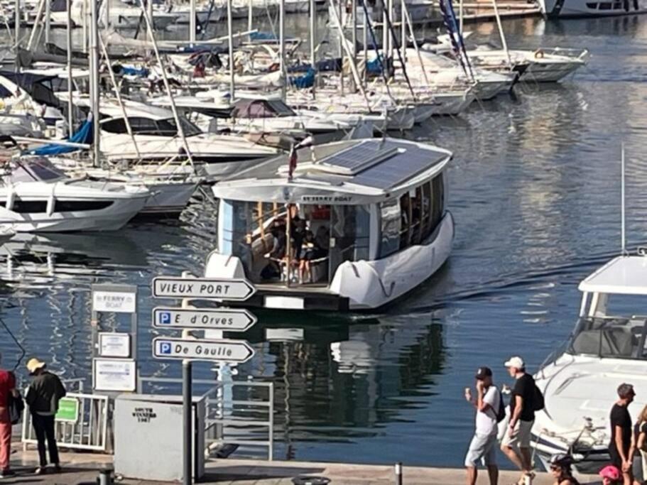 T4 Marseille Vue Imprenable Sur Vieux Port Daire Dış mekan fotoğraf